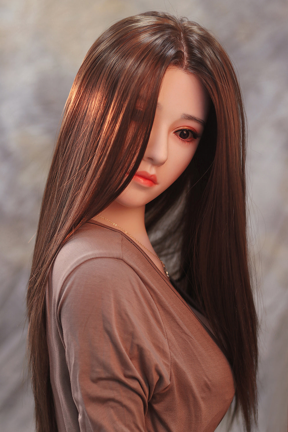 Lillian 158cm 超可愛全矽膠 冰霜氣質美女 實體性愛娃娃