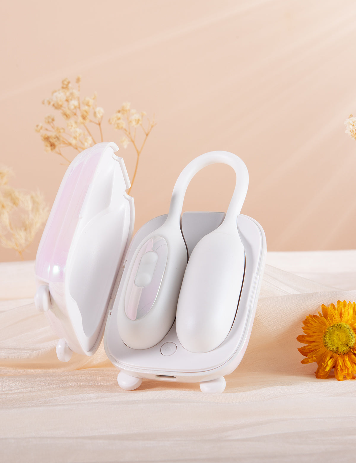 BeYourLover 行李箱 白色 吸吮按摩器 震動跳蛋 兩點刺激 遠程遙控 成人用品