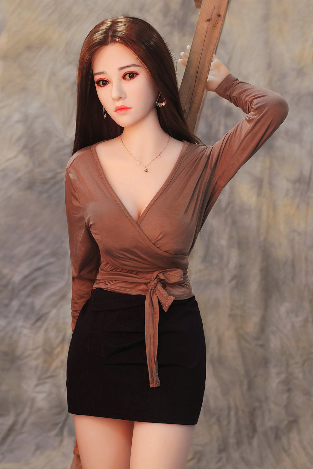 Lillian 158cm 超可愛全矽膠 冰霜氣質美女 實體性愛娃娃