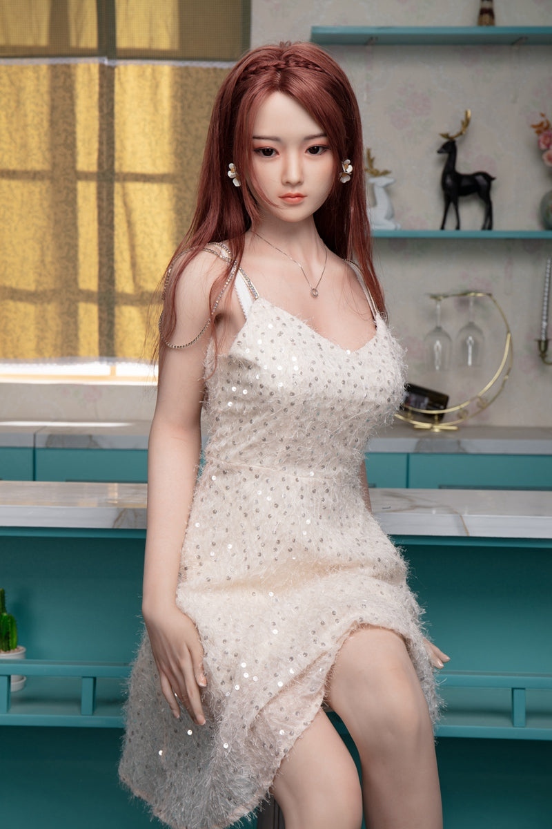 159cm 芊夢 白裙子 真人實體娃娃 B cup