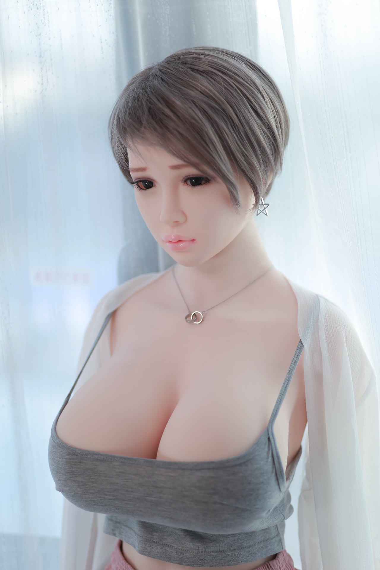 大胸蜜桃臀 溫柔嫵媚百合子 矽膠成人娃娃 性用品
