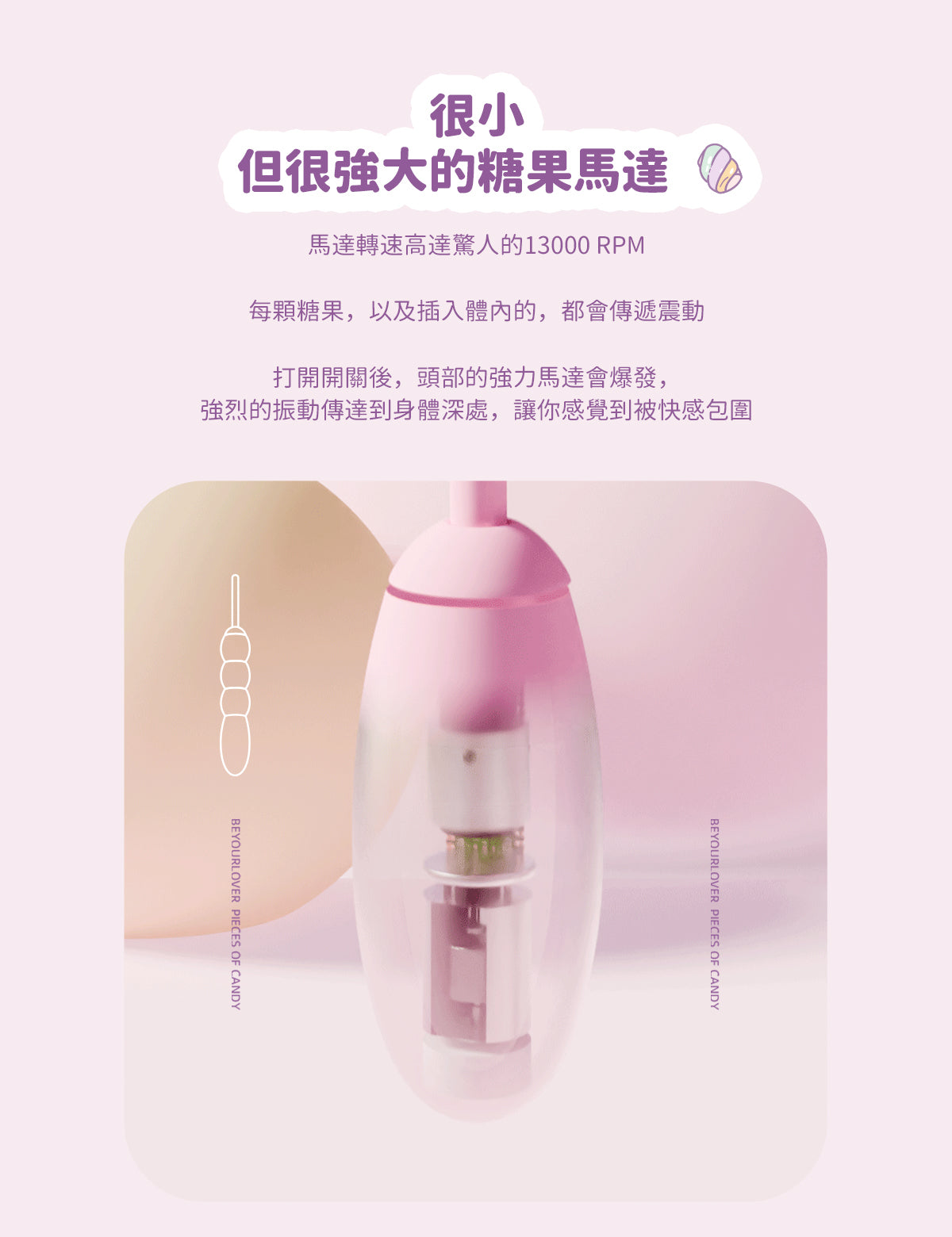 BeYourLover 顆顆糖 遙控震動器 情趣用品