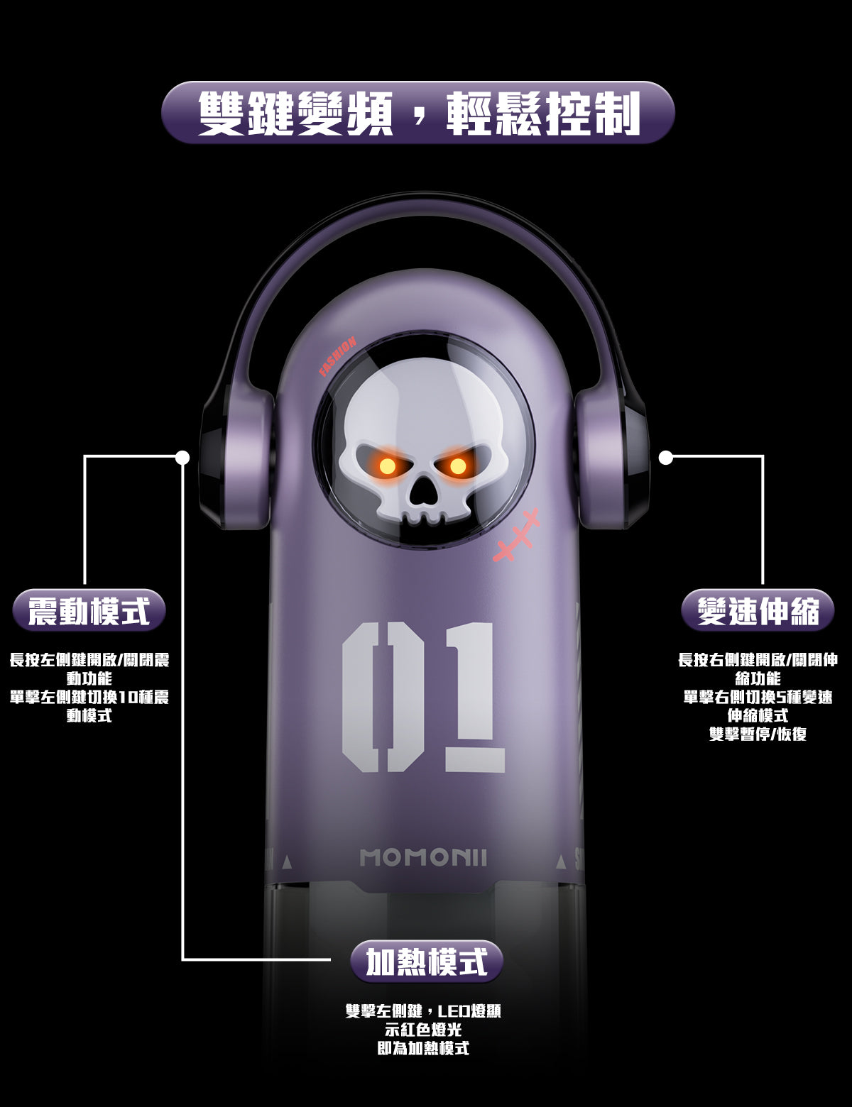 AOI & MOMONII 3D魅惑杯 吮吸 APP控制 加熱 LED燈效 電動飛機杯 贈Aoi限量版立牌+藍牙隨身喇叭+35ml潤滑油