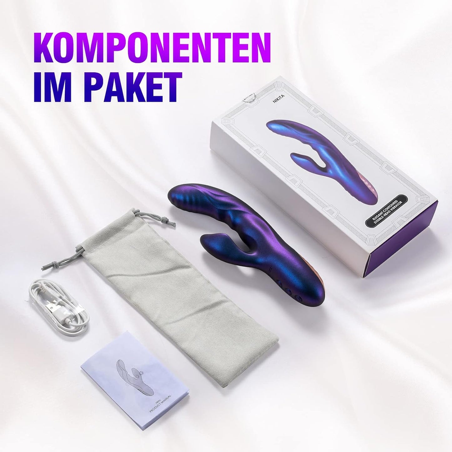 ZEMALIA NIKITA 變色龍 G點按摩棒 加熱震動棒 成人用品