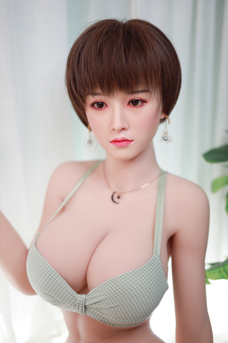文靜學妹 學生裝含含 161cm 矽膠實體 成人娃娃