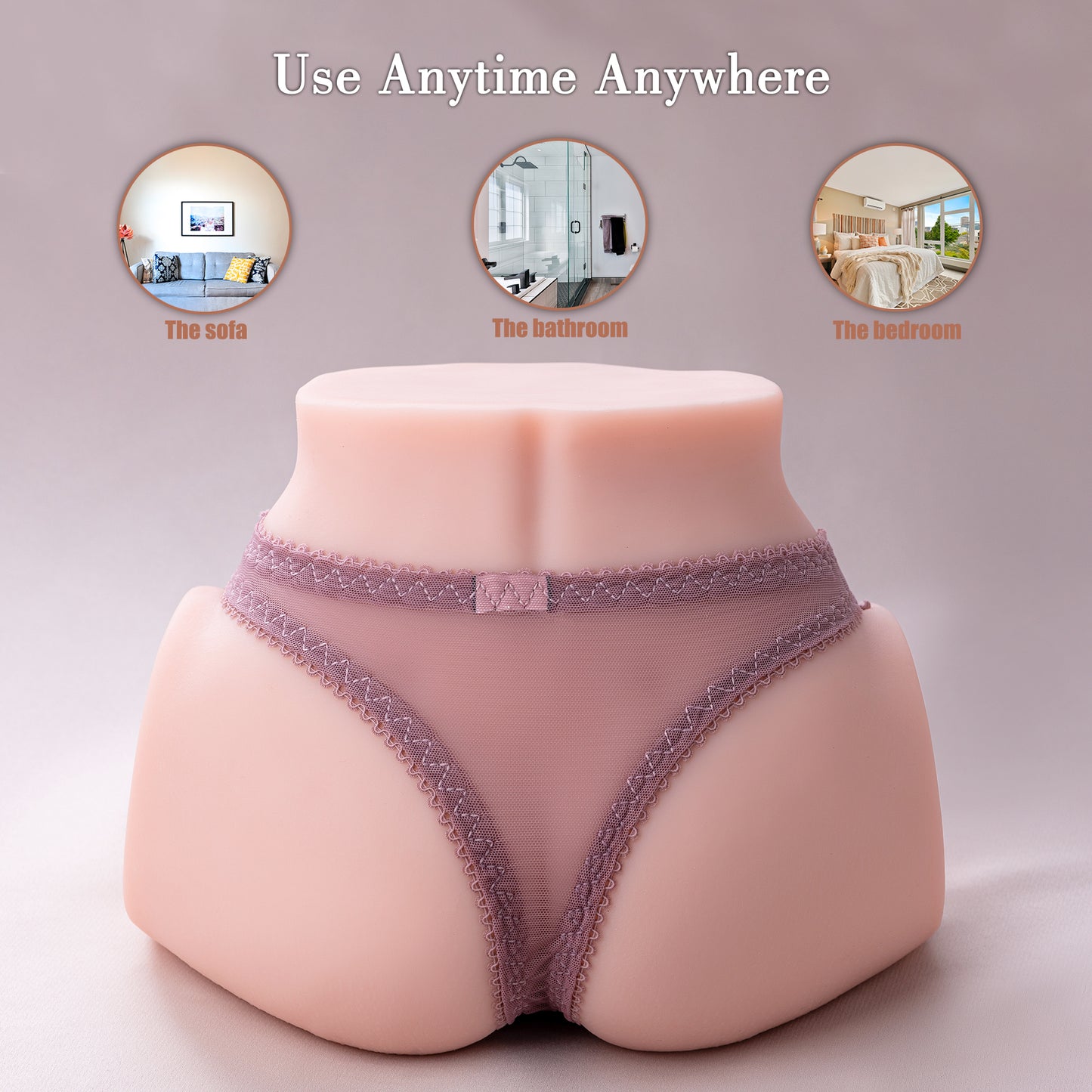 vicky 仿真臀部自慰器 電動名器飛機杯 震動倒膜 情趣用品