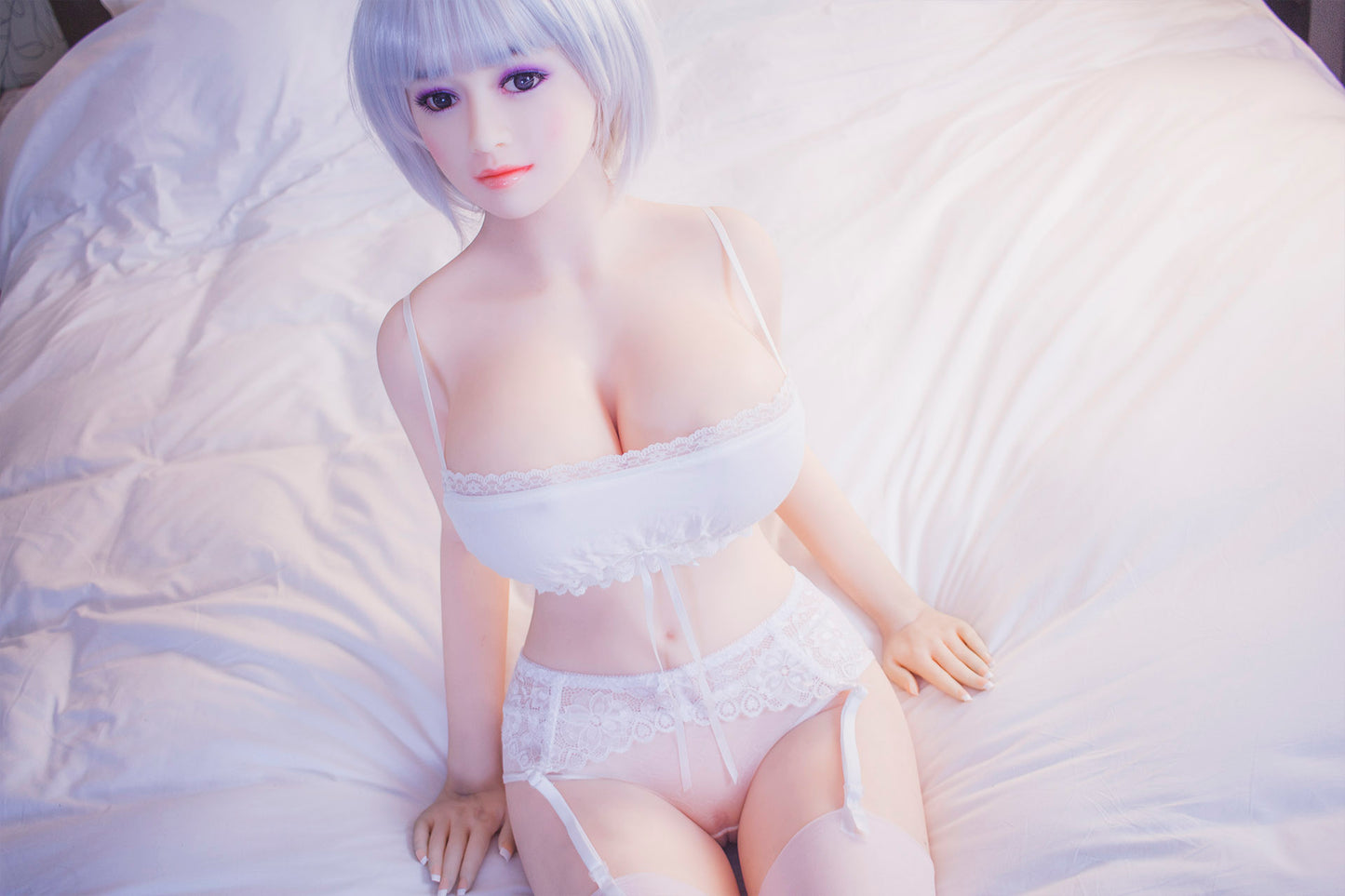 163CM 女神款小葵Aoi 銀髮巨乳蘿莉 成人娃娃