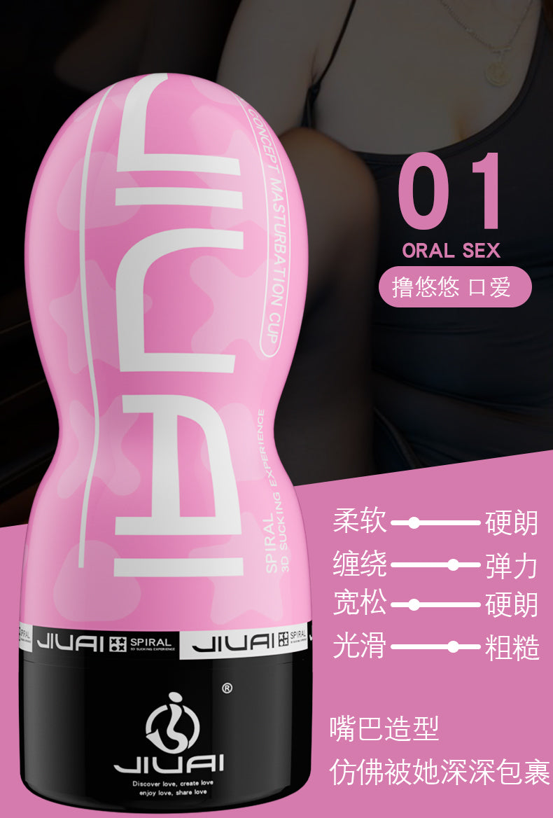 JIUAI 擼悠悠名器 飛機 杯 3D螺旋 自適應唇肛陰性玩具