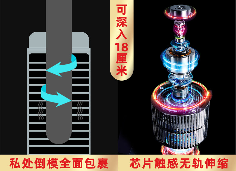 JIUAI 黑洞R20電動飛機杯成人用品男用自慰器情趣玩具