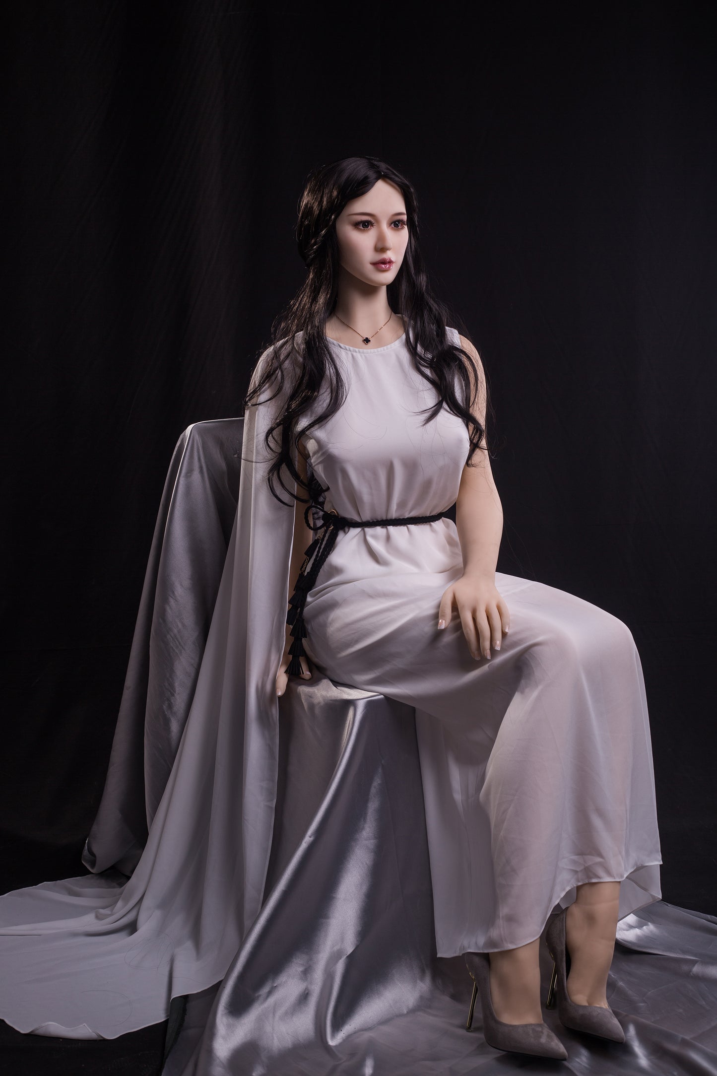 凌玲 頭紗造型 仿真娃娃 170cm