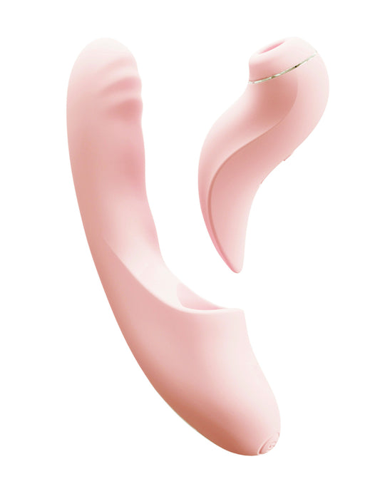 ToyCod 二奈美粉色 伸縮吸吮 振動按摩棒 可分離 遠程遙控 女性成人玩具