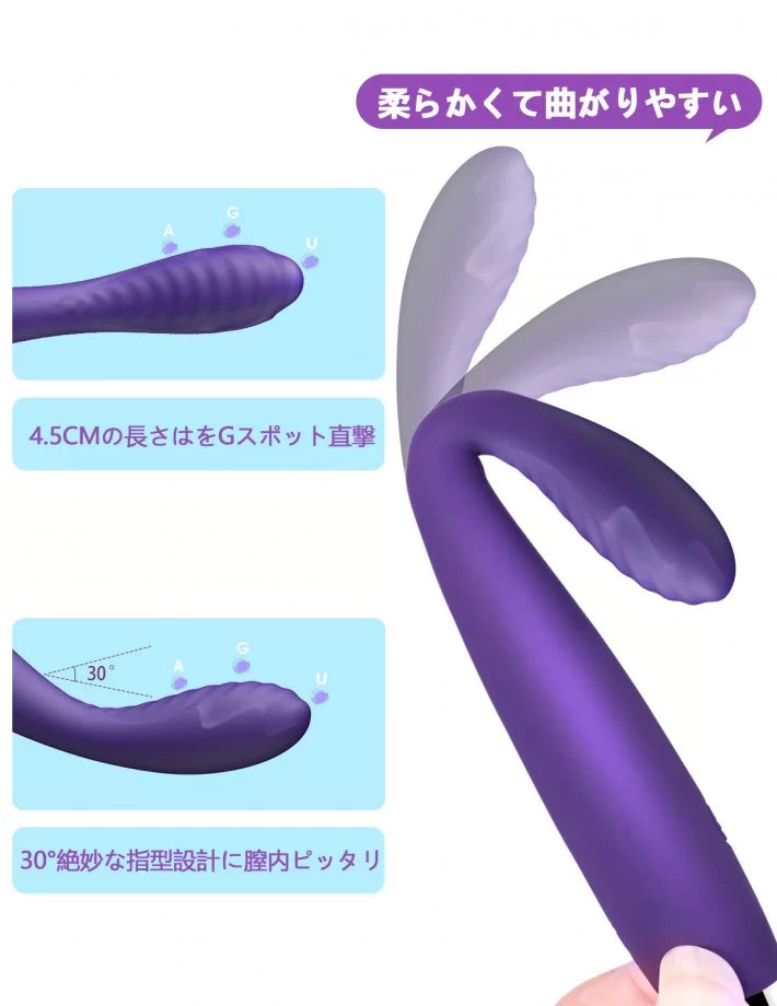 ToyCod KOKO 紫色 新手推薦G點震動棒 凹凸設計 成人用品