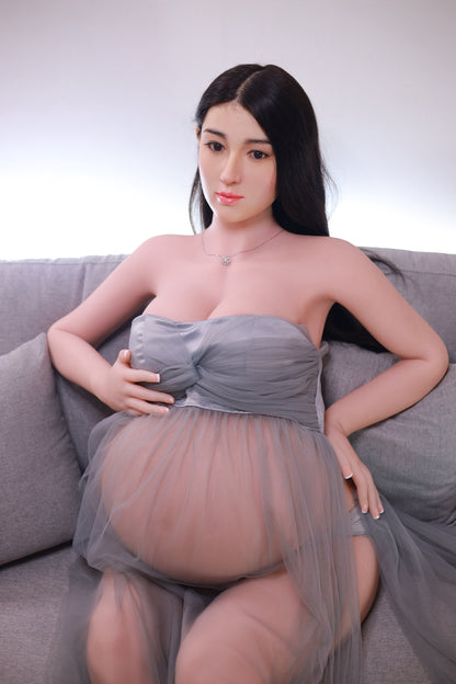 曉菲 巨乳孕婦 160cm 全矽膠成人娃娃