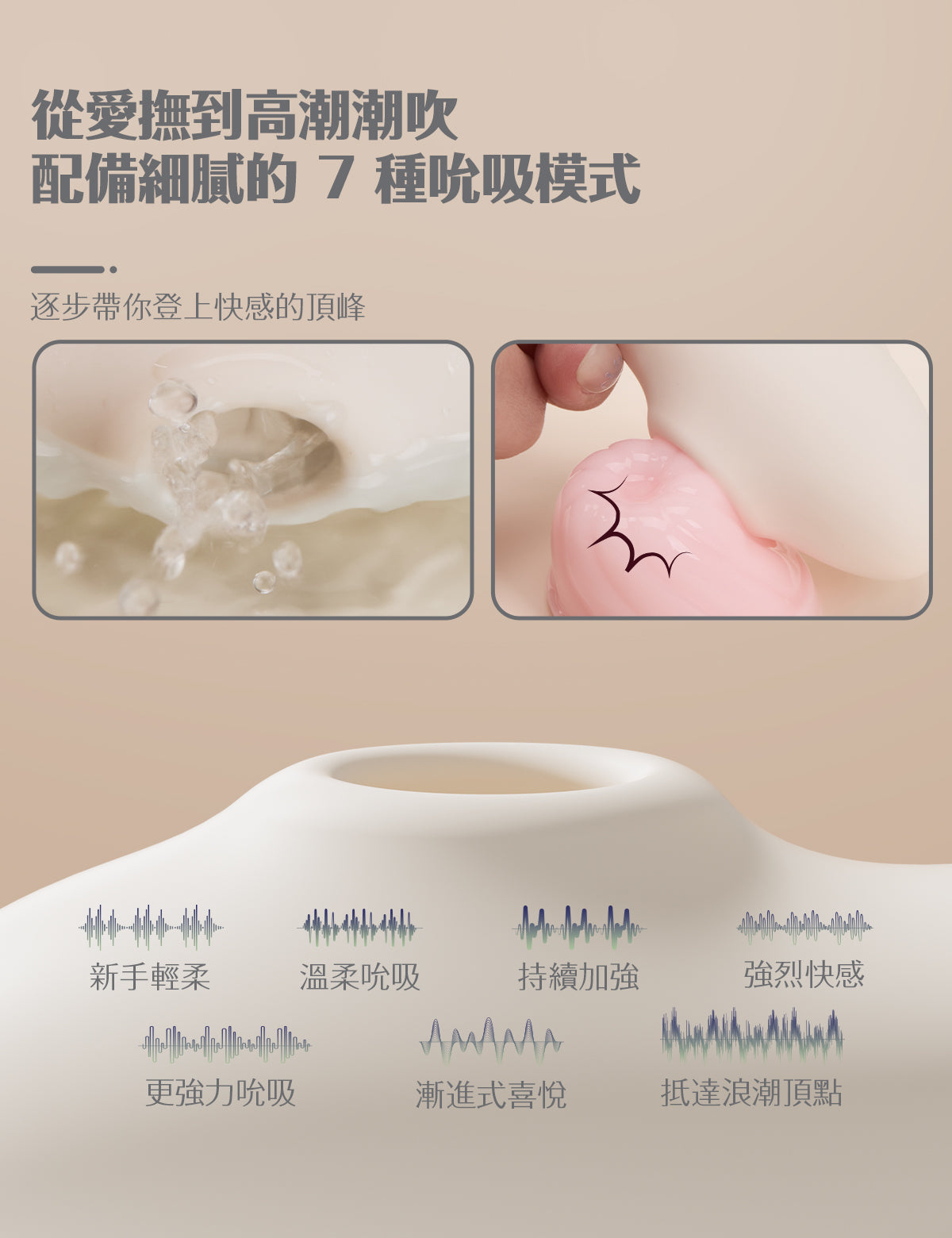 ToyCod 多梨愛 APP版 穿戴式吸吮器 遠端操控 吸引震動器 雙點刺激 女性情趣用品