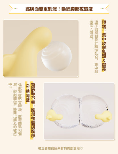 ToyCod｜BeYourLover puniko 胸部高潮開發 震動器 陰蒂快感 乳首刺激 溫感震動 超靜音 情趣用品
