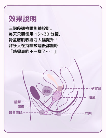 ToyCod コア美｜骨盆底肌訓練球・陰道肌力訓練・漏尿改善・產後保養・初學者適用