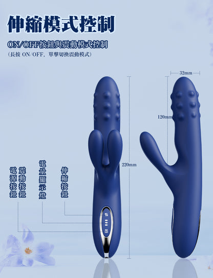 Toycod 鬼金棒震動棒　旋轉×活塞×內置滾珠　陰道內開發　陰道高潮　陰蒂刺激　進階者適用　情趣用品
