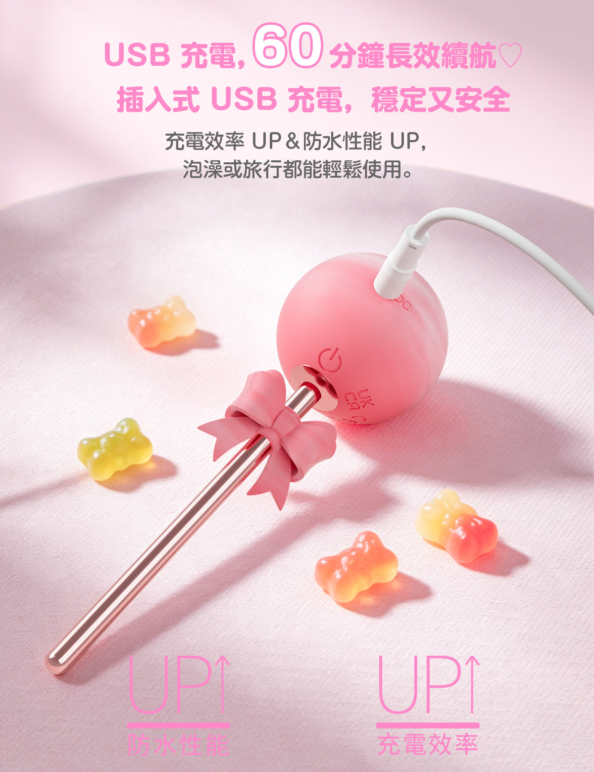 ToyCod | BeYourLover 初Sweet BoBo 愛心棒棒糖震動器 強力震動 迷你電動按摩 超精準刺激 乳頭愛撫 情趣用品