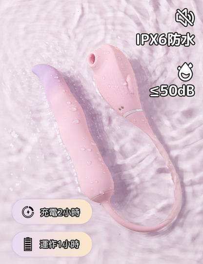 ToyCod 人魚姫 吸引×蠕動×強力震動 內部刺激震動棒 波帝歐點開發 外部刺激 女性專用 情趣用品