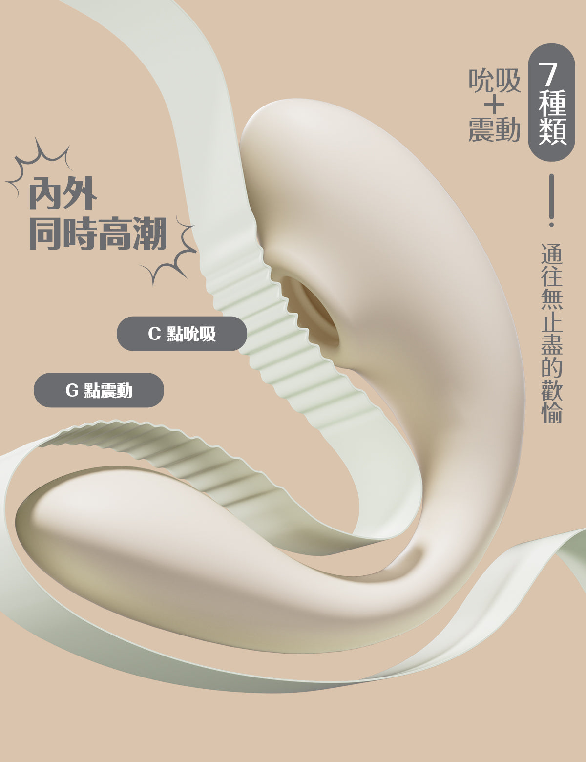 ToyCod 多梨愛 APP版 穿戴式吸吮器 遠端操控 吸引震動器 雙點刺激 女性情趣用品