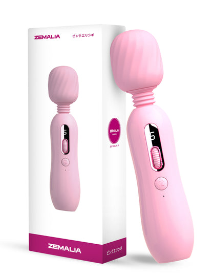 ZEMALIA 粉紅色蘑菇 超級振動電動按摩器 加熱角度調節 性玩具