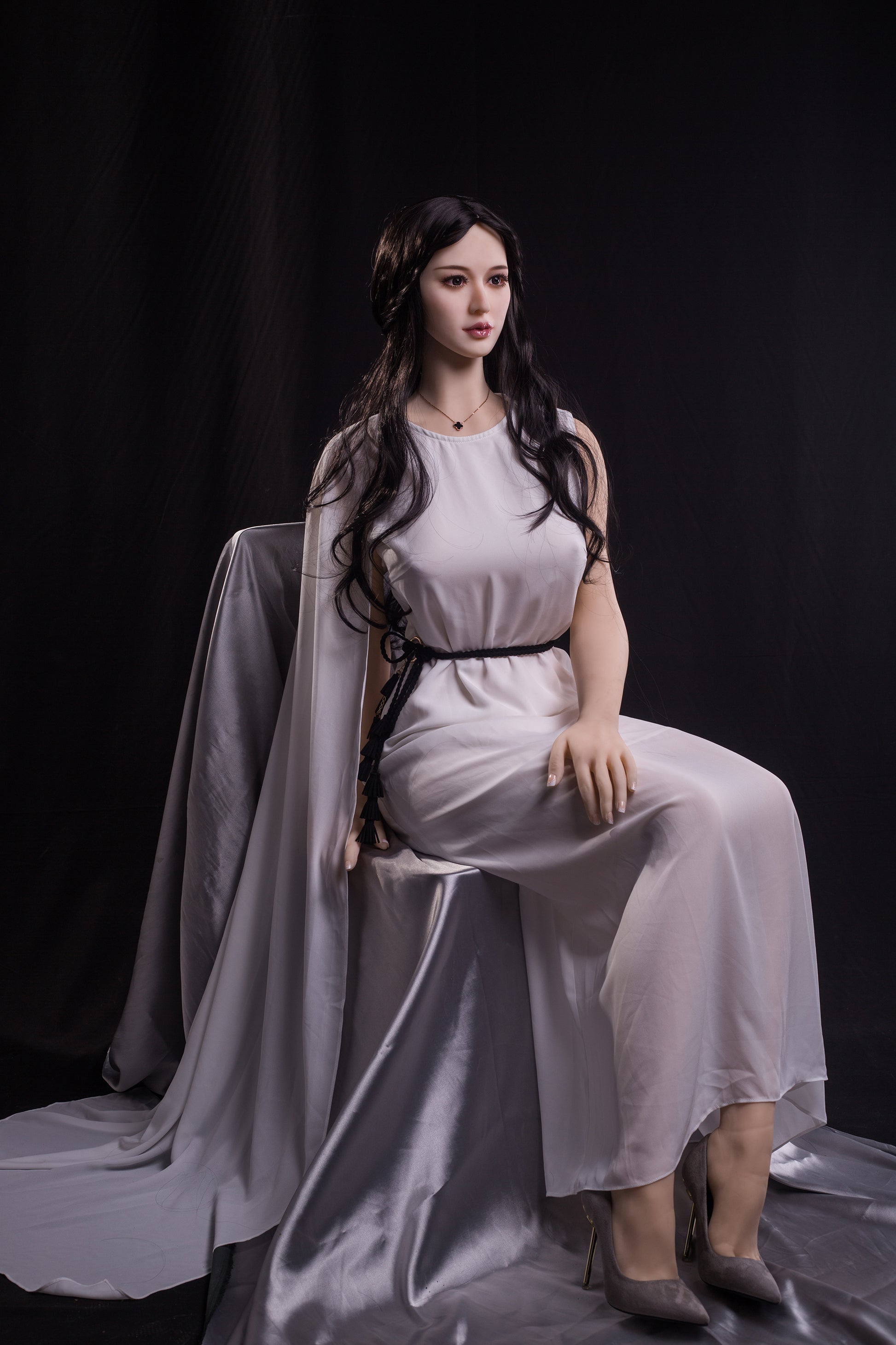 凌玲 頭紗造型 仿真娃娃 170cm