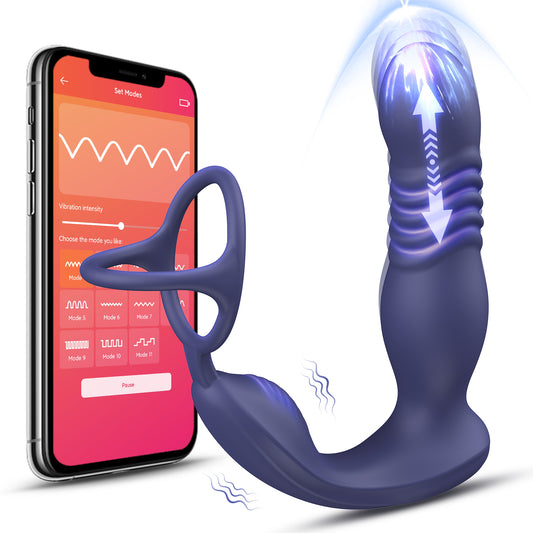 PINKLURE 前列腺按摩棒 震動肛門塞 會陰部刺激 APP遠程控制 男性用情趣用品