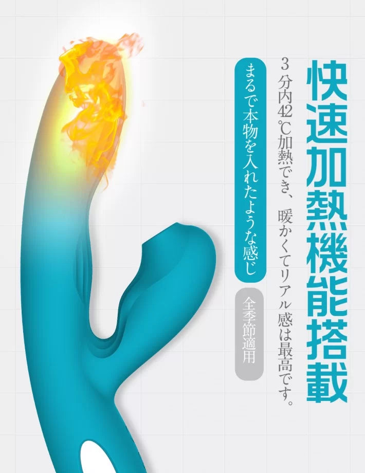 SVAKOM Eria   藍色  吮吸震動棒 兩點刺激 成人玩具